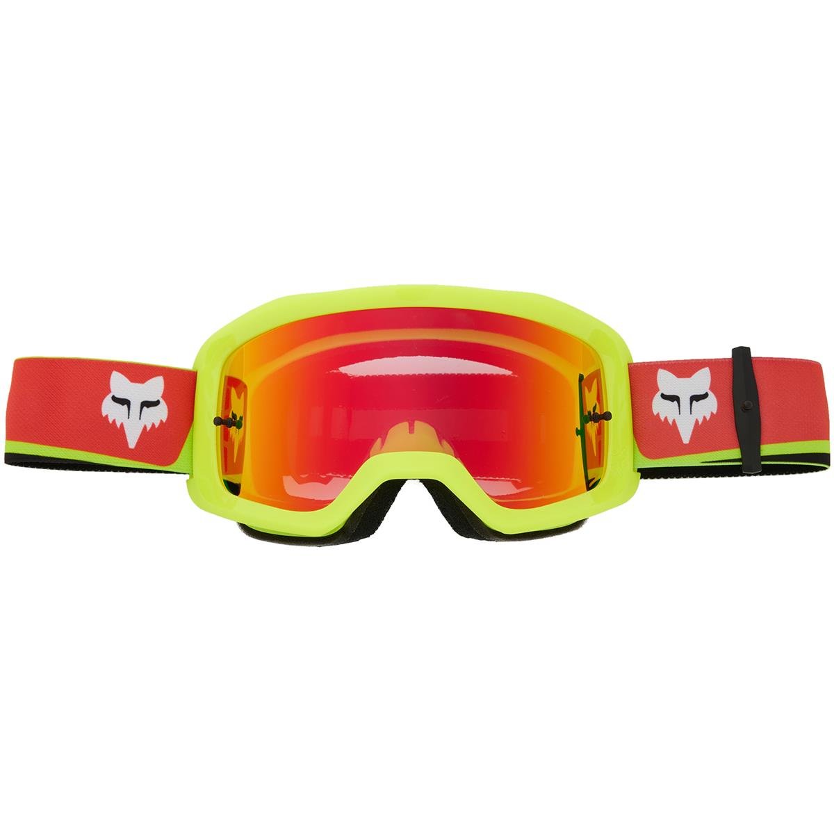 Fox Kids Goggle Main Ballast - Spark - Black/Red, Mirrored