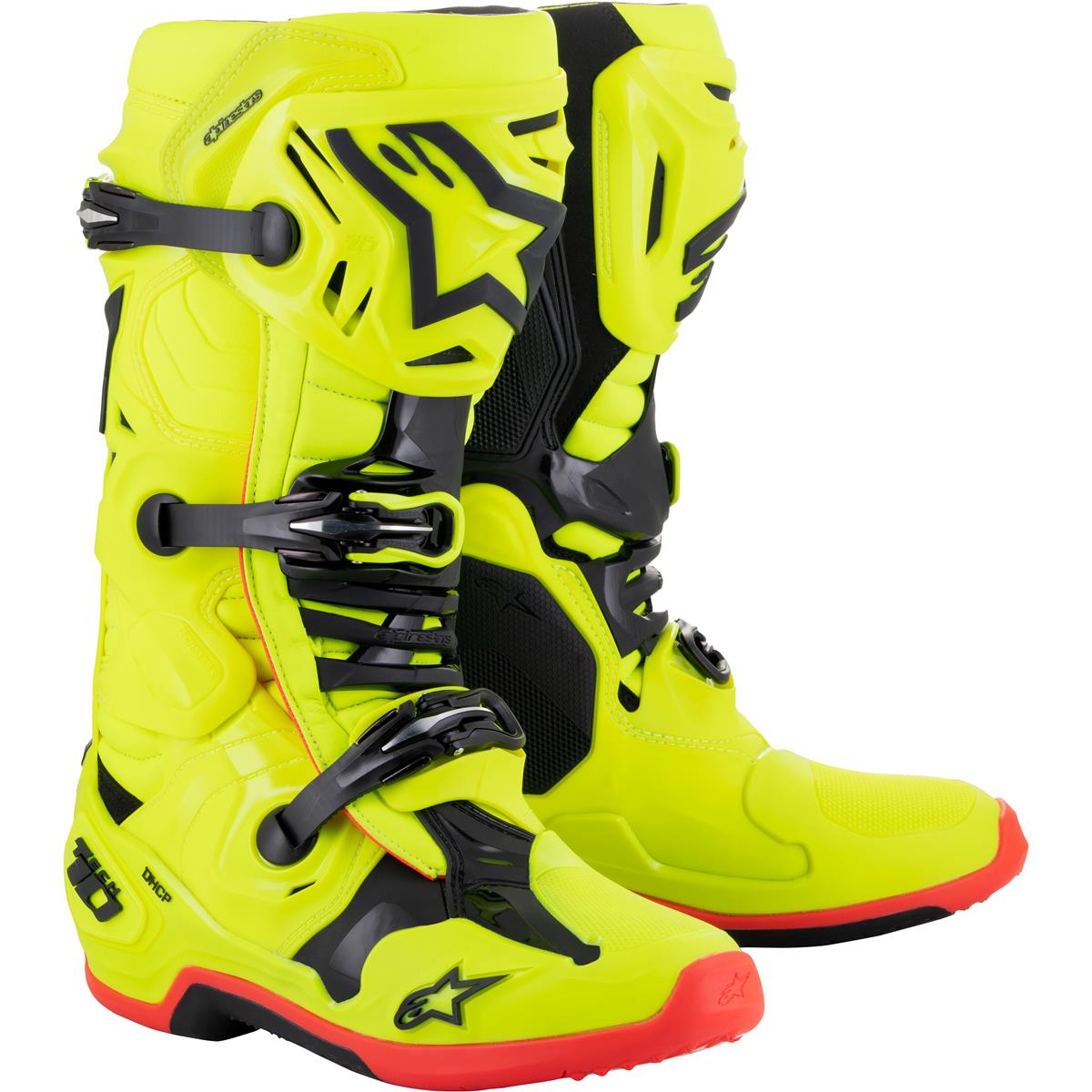 Alpinestars MX Boots Tech 10 Flo Yellow/Black/Flo Red