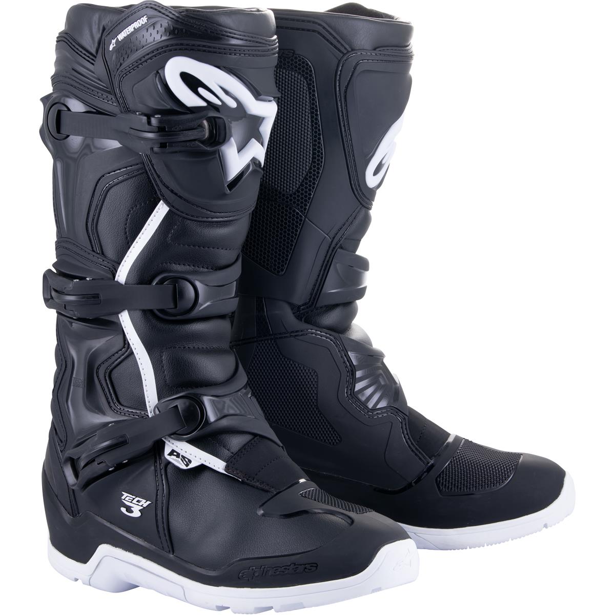 Alpinestars MX Boots Tech 3 Enduro Waterproof Black/White