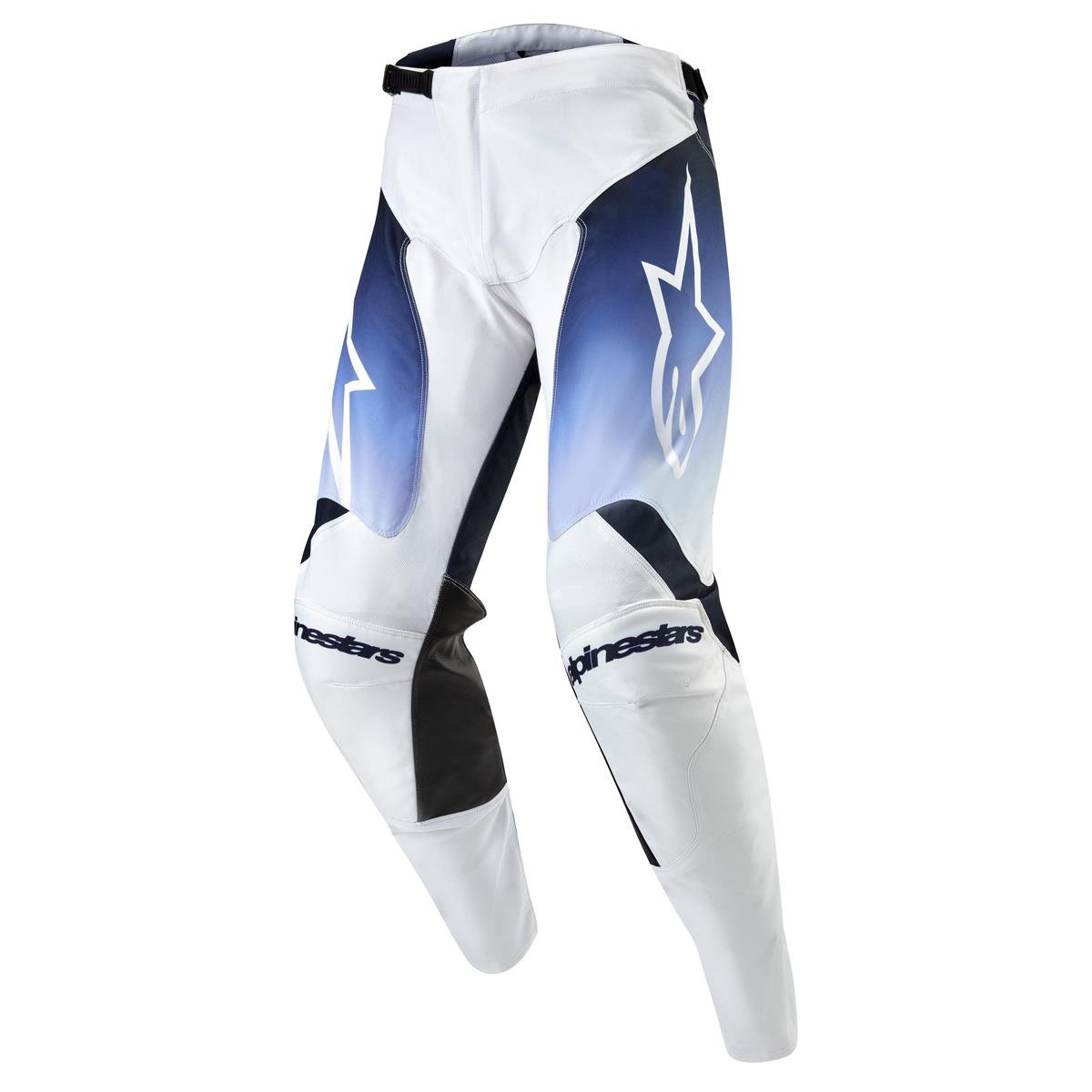 Alpinestars MX Pants Racer Hoen - White/Dark Navy/Light Blue