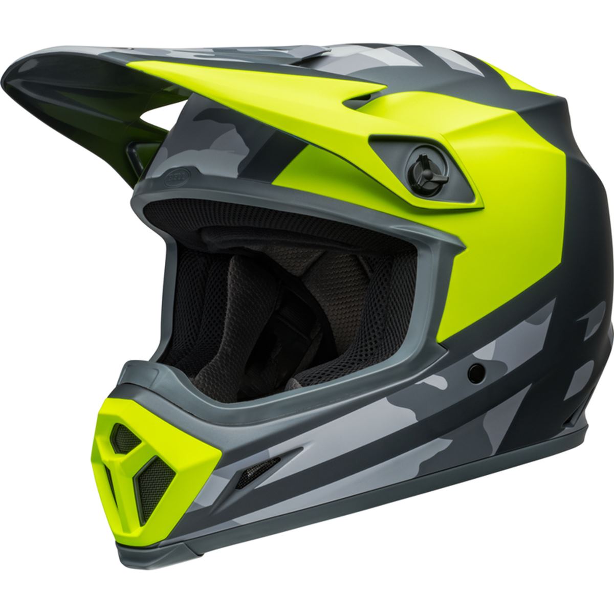 Bell Motocross-Helm MX-9 Mips Alter Ego - Neongelb/Camo