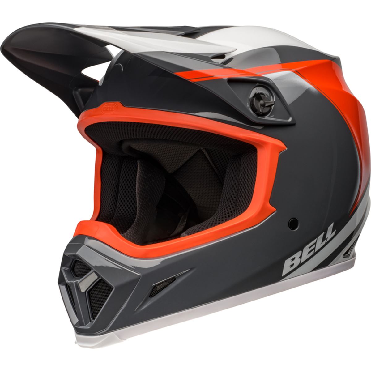 Bell MX Helmet MX-9 Mips Dart - Gray/Orange