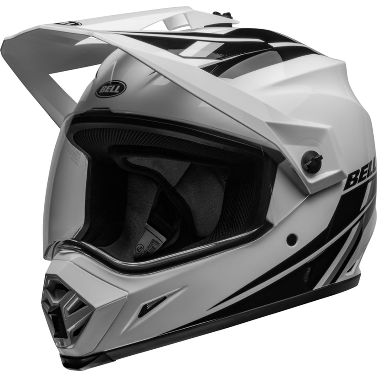 Bell Motocross-Helm MX-9 Adventure Mips Alpine - Weiß/Schwarz