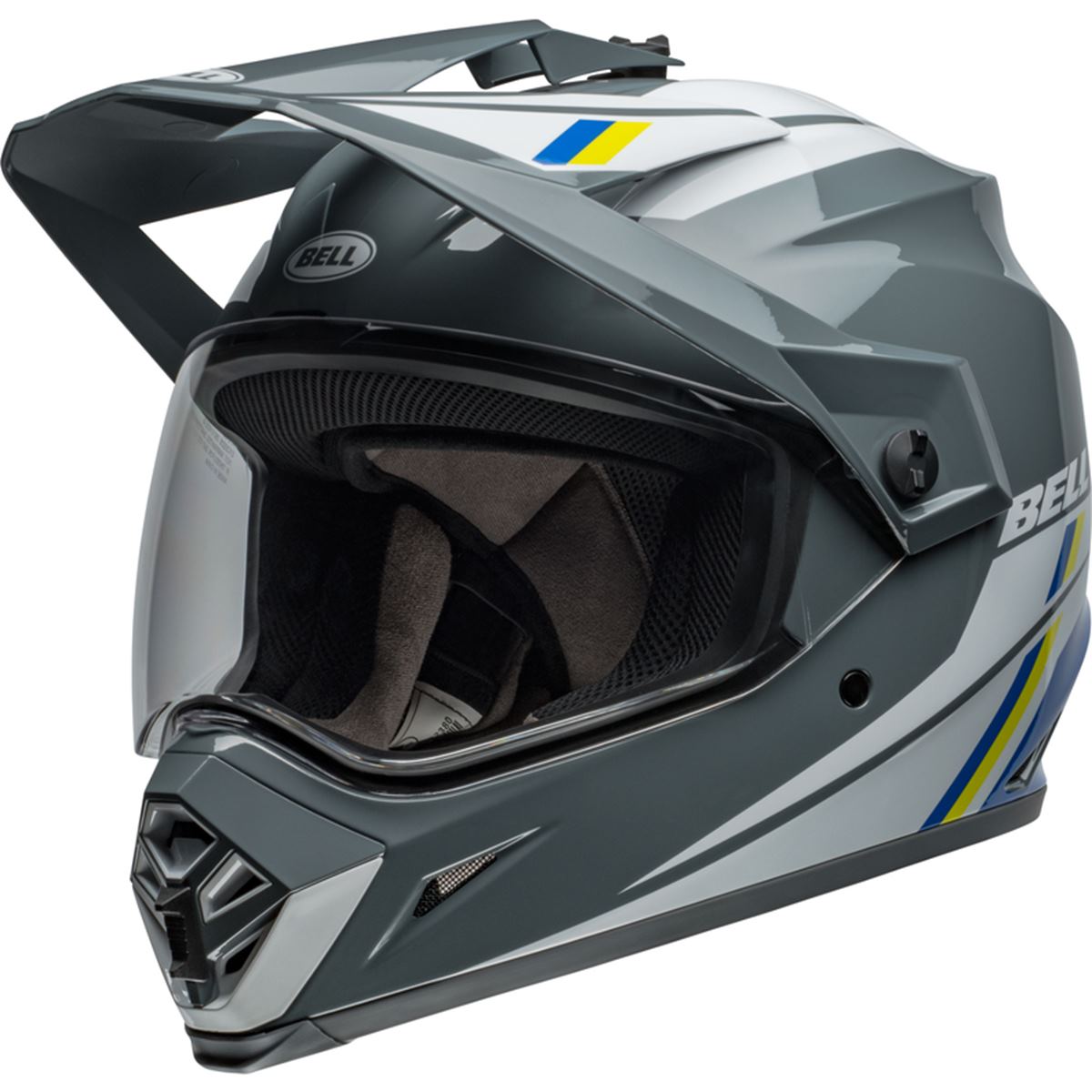 Bell Motocross-Helm MX-9 Adventure Mips Alpine - Grau/Blau