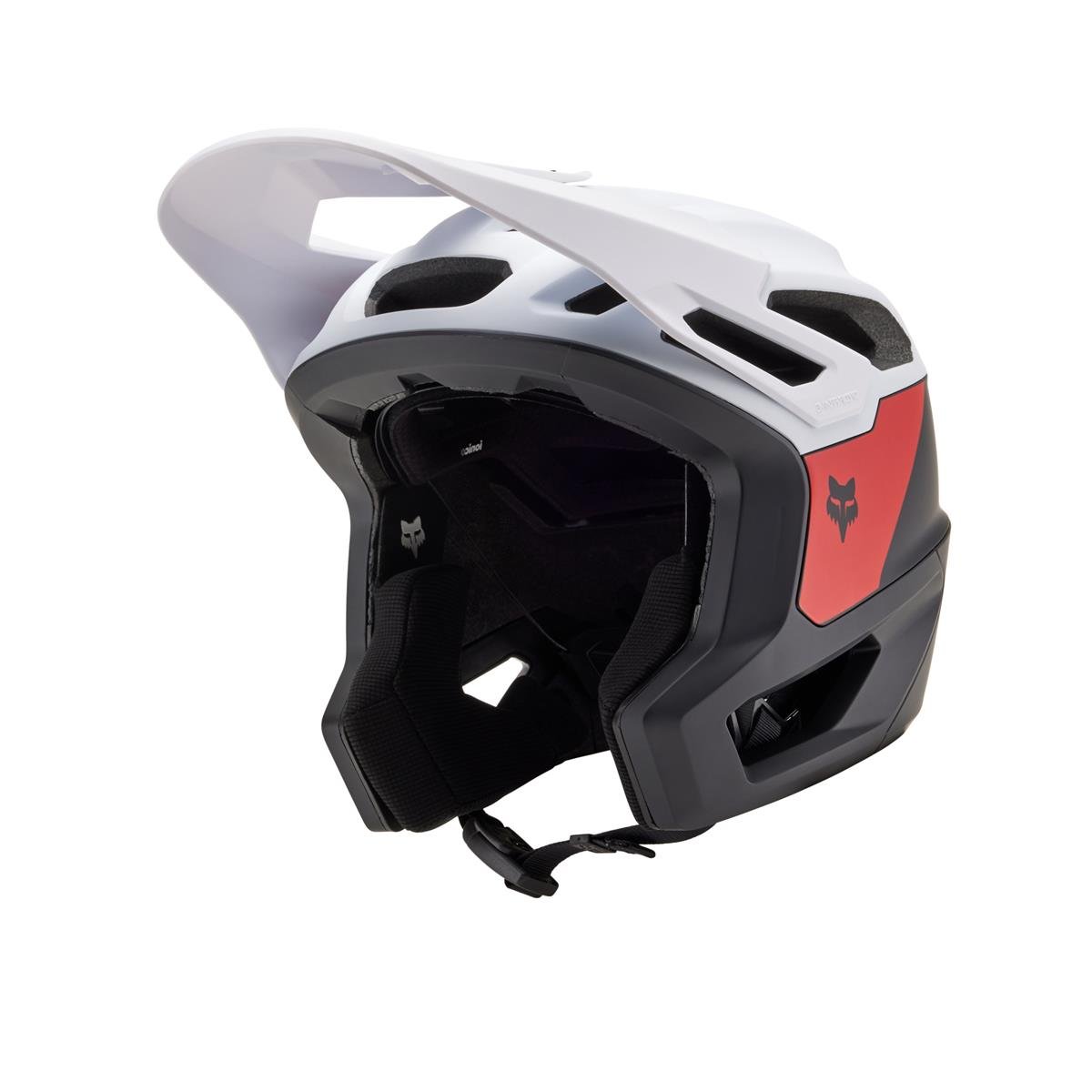 Fox Enduro MTB-Helm Dropframe Pro NYF - Schwarz/Weiß