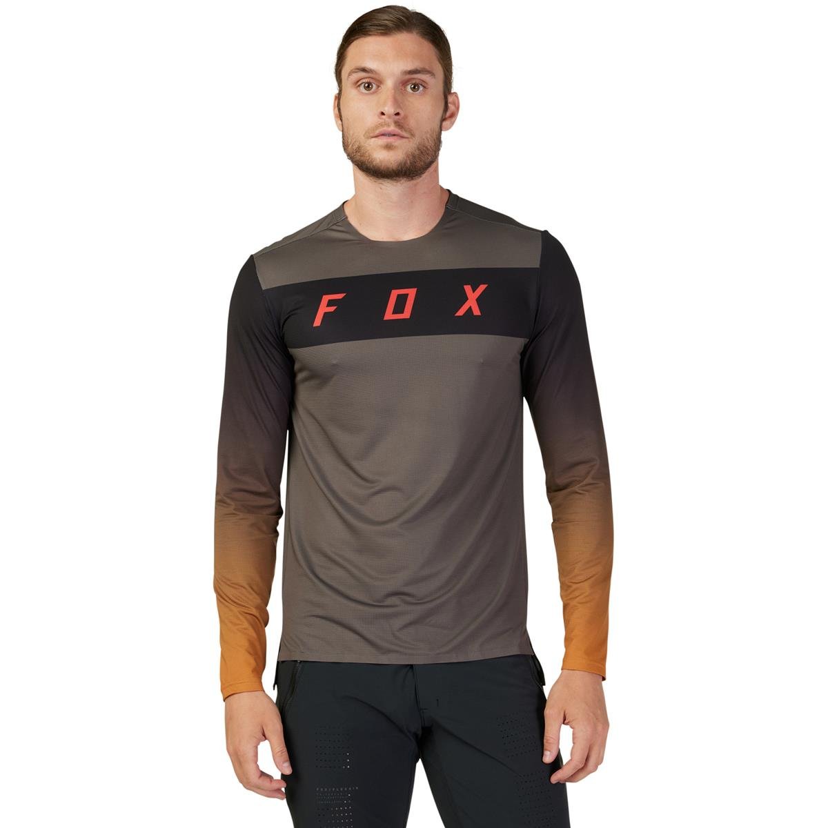 Fox MTB Jersey Long Sleeve Flexair Arcadia - Dirt