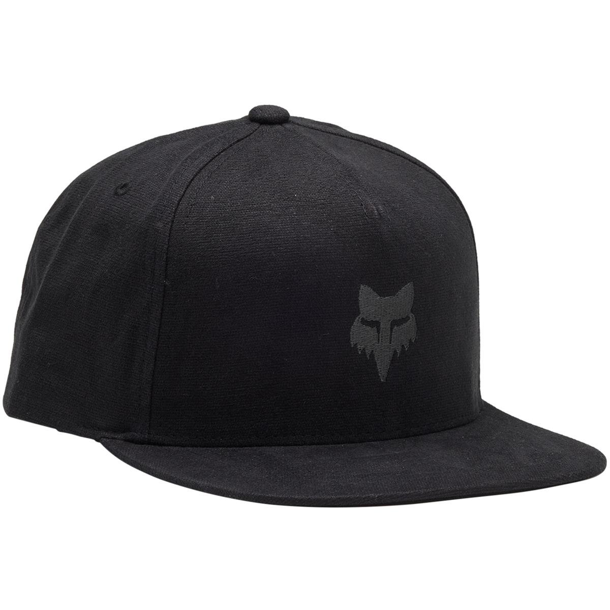 Fox Snapback Cap Core Fox Head - Black/Charcoal