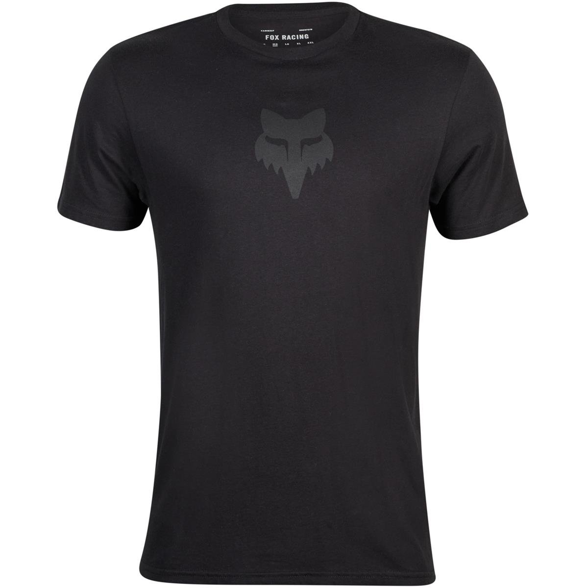 Fox T-Shirt Core Fox Head - Black