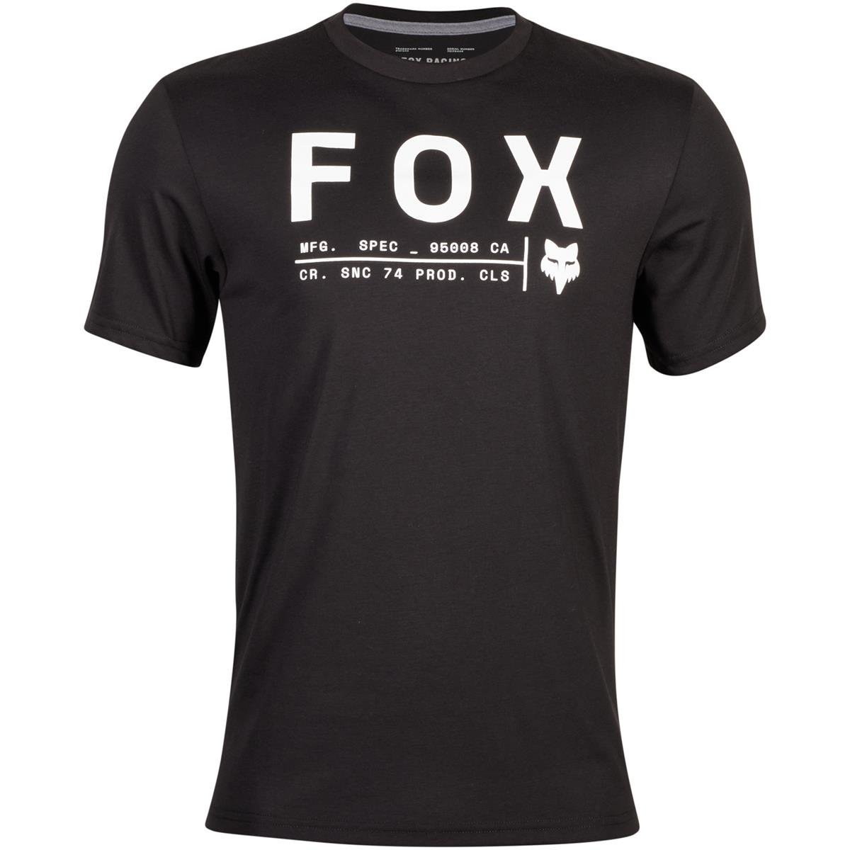Fox Tech T-Shirt Core Non Stop - Schwarz