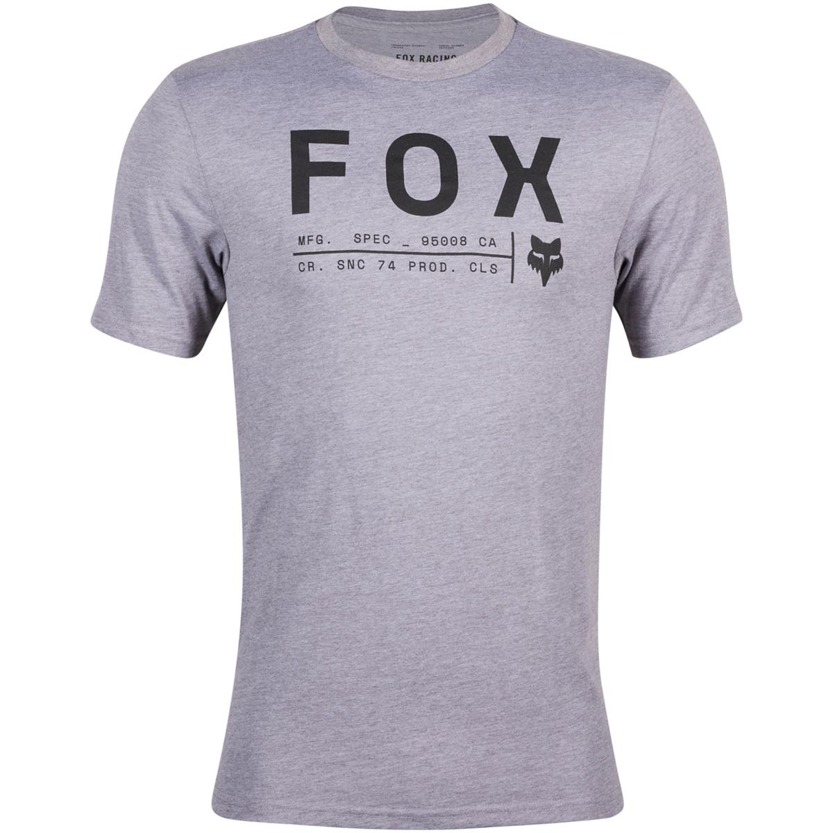 Fox T-Shirt techniques Core Non Stop - Heather Graphite
