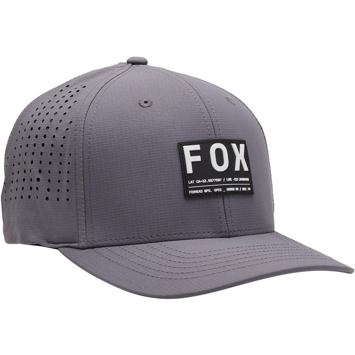 Fox Casquette Flexfit Core Non Stop Tech - Acier Gris