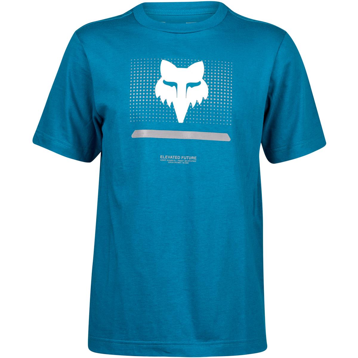 Fox Kids T-Shirt Race Optical - Maui Blue