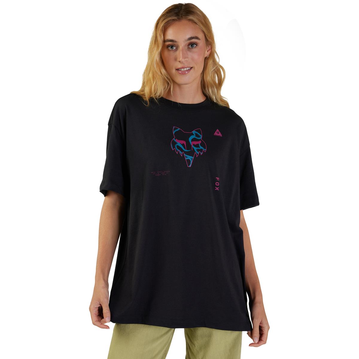 Fox Girls T-Shirt Race Withered - Black