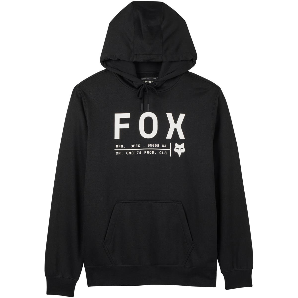 Fox Fleece-Hoodie Core Non Stop - Black