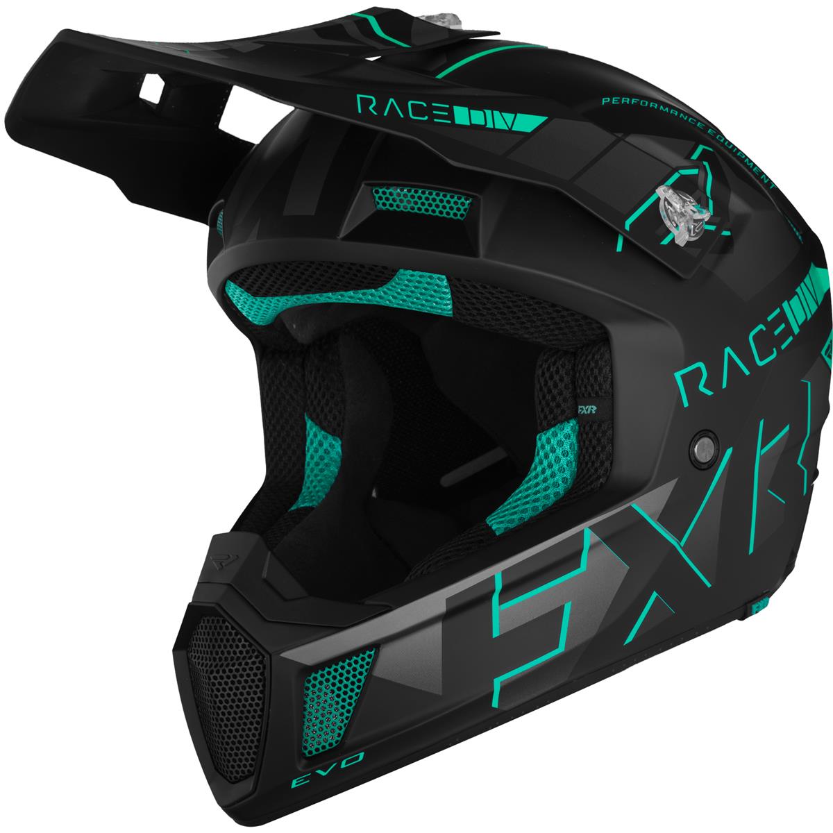 FXR Motocross-Helm Clutch Evo Mint