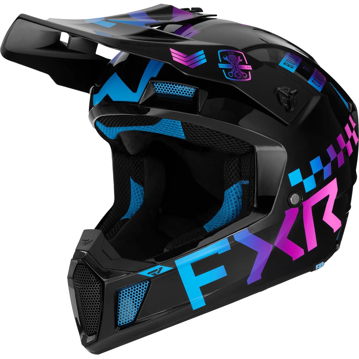FXR Motocross-Helm Clutch Gladiator Candy