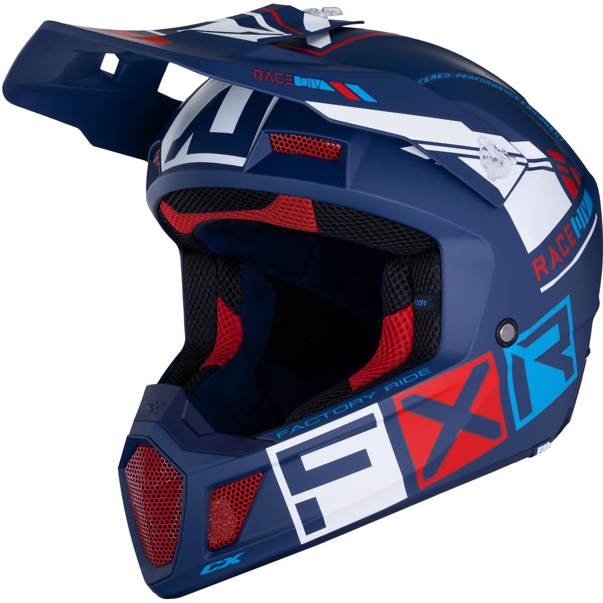 FXR Motocross-Helm Clutch CX Pro Patriot