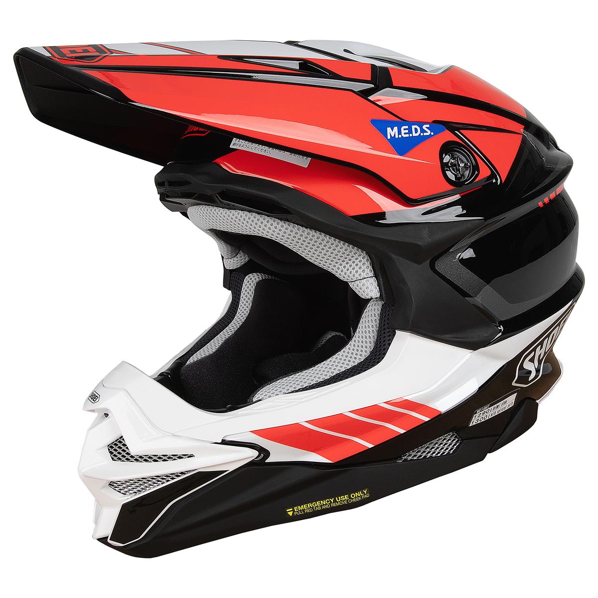 Shoei Motocross-Helm VFX-WR 06 Jammer TC-1