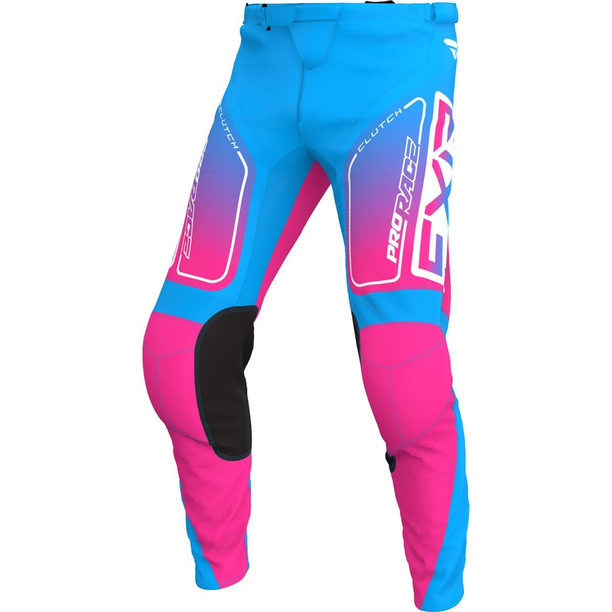 FXR MX Pants Clutch Cyan/Pink