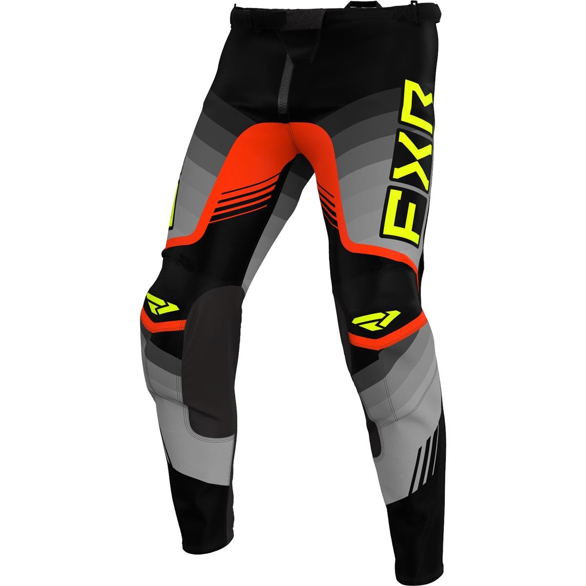 FXR Pantalon MX Clutch Pro Gris/Nuke/Hi-Vis