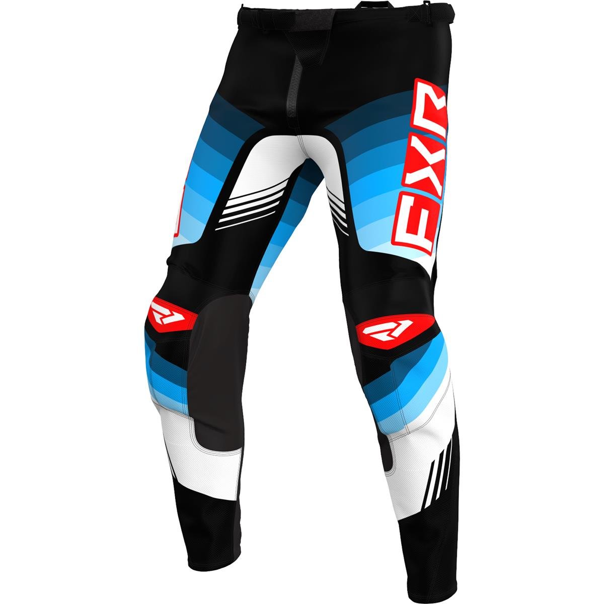 FXR MX Pants Clutch Pro Blau/Rot/Schwarz