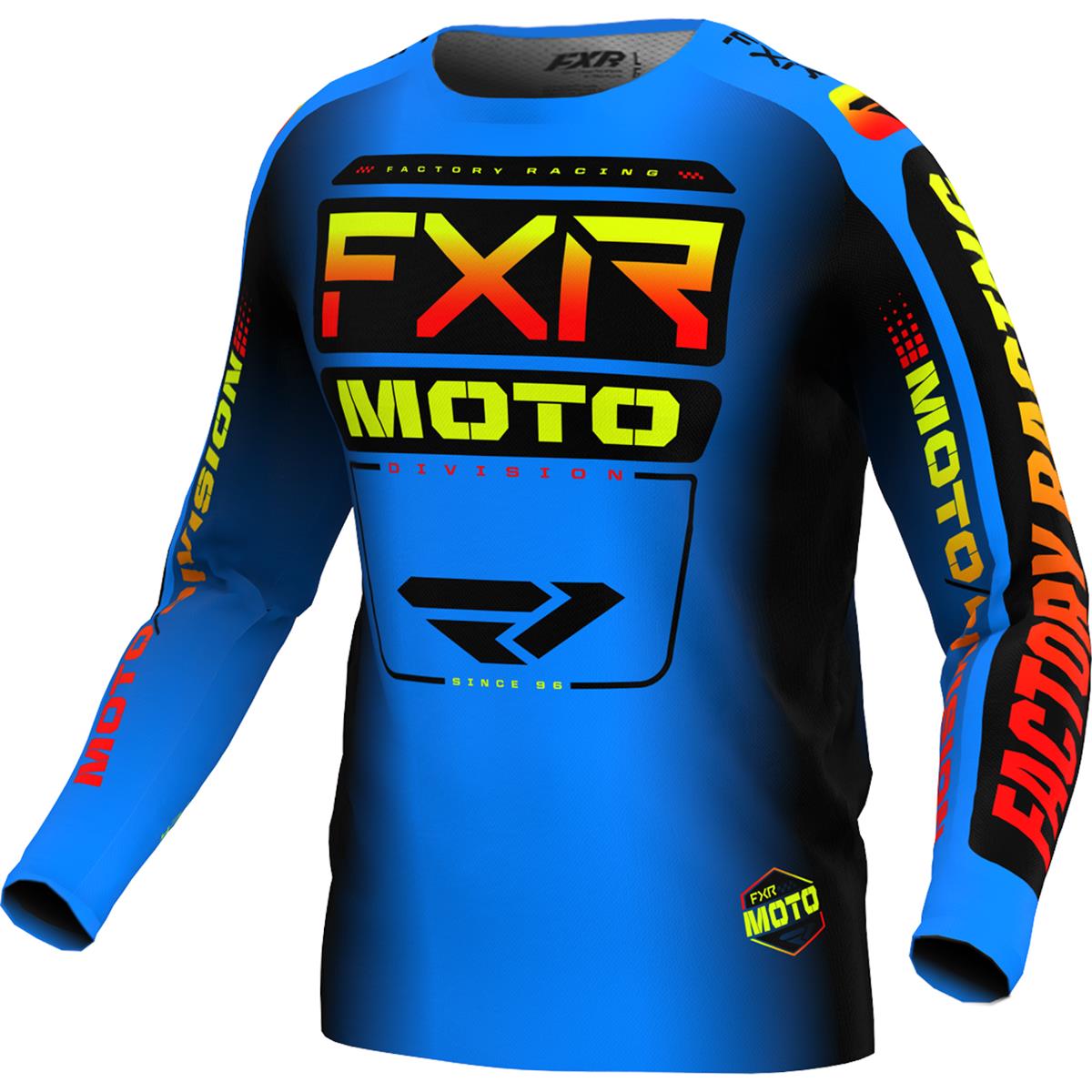 FXR MX Jersey Clutch Blau/Inferno