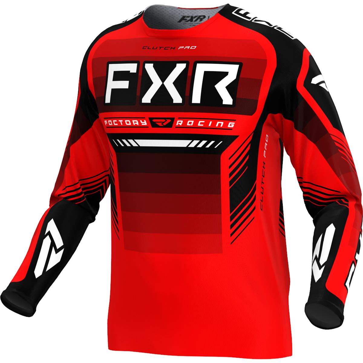 FXR MX Jersey Clutch Pro Rot/Schwarz