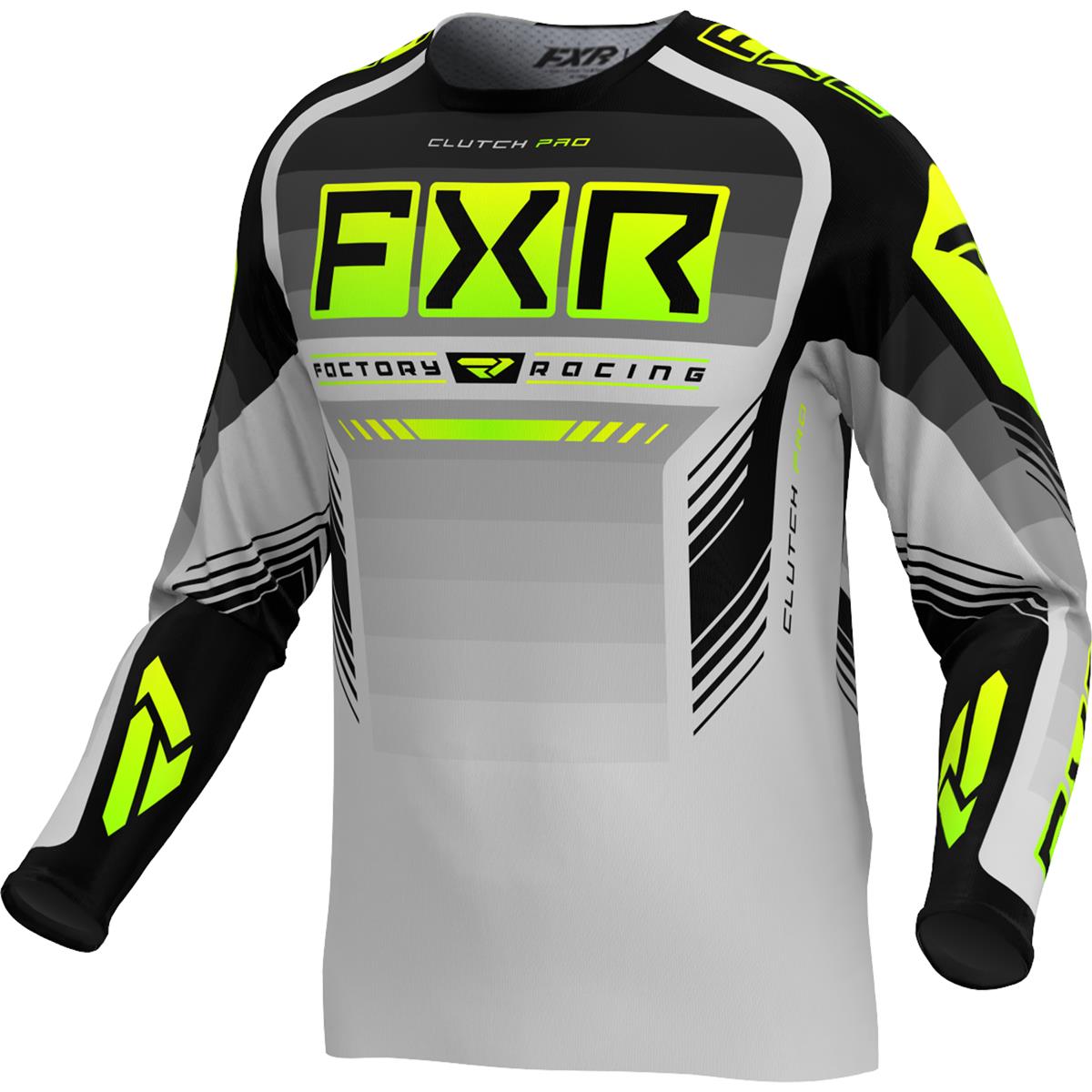 FXR MX Jersey Clutch Pro Gray/Hi-Vis