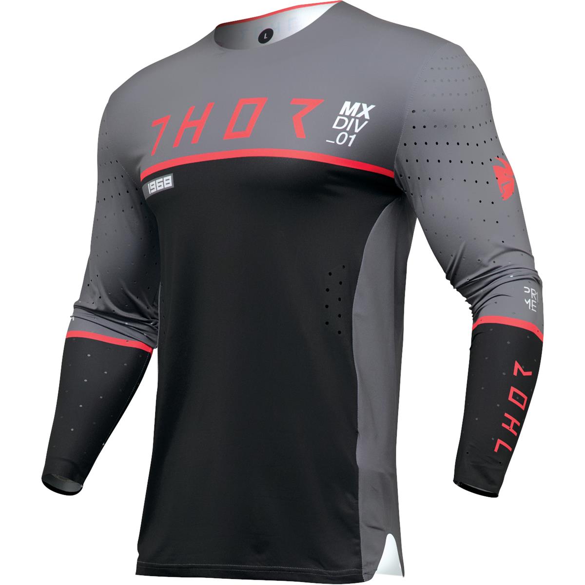 Thor Maglie MX Prime Ace - Charcoal/Nero