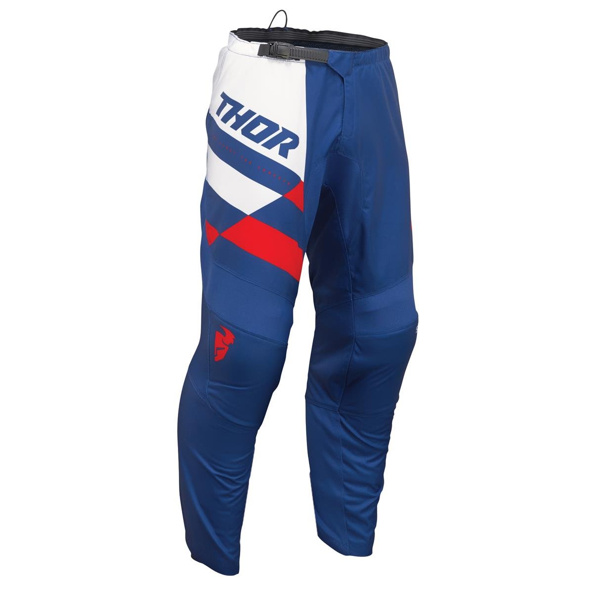 Thor Kids MX Pants Sector Checker - Navy/Red