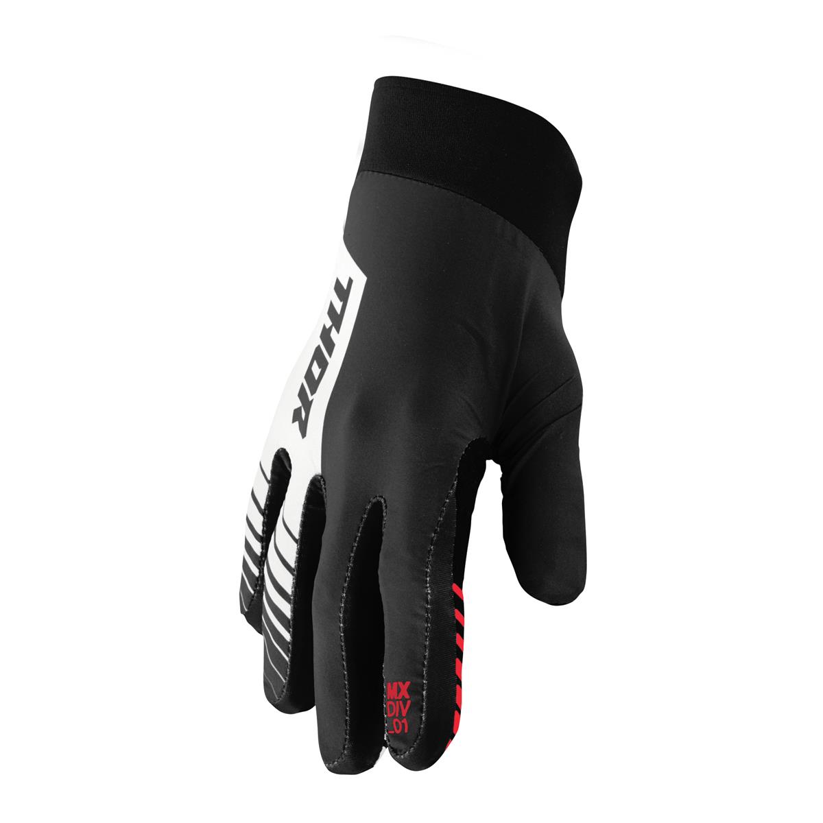 Thor Gloves Agile Analog - Black/White