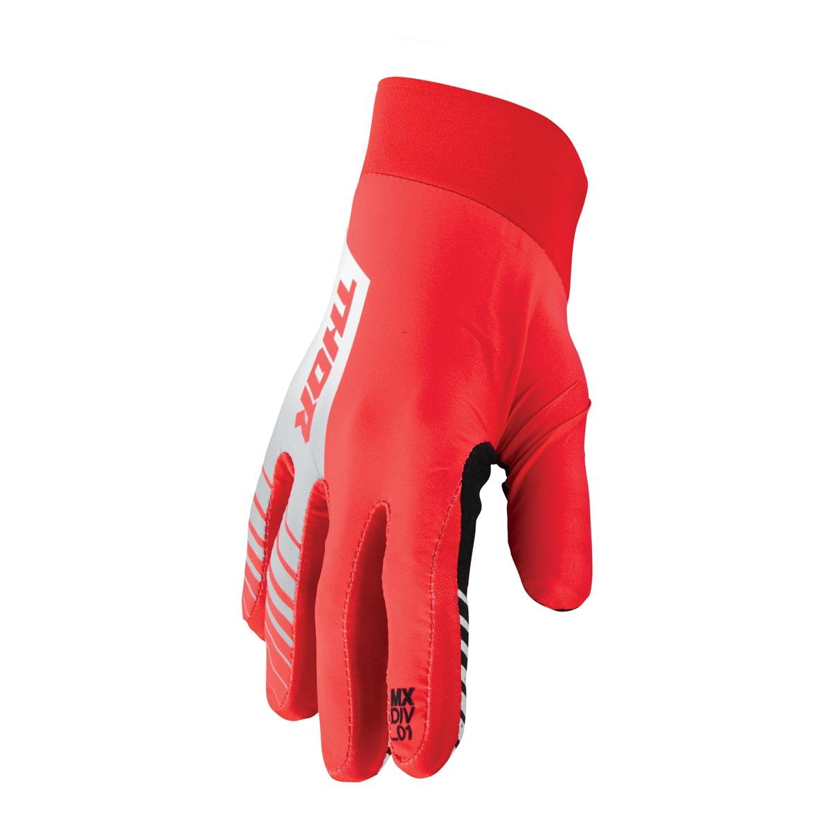 Thor Gloves Agile Analog - Red/White