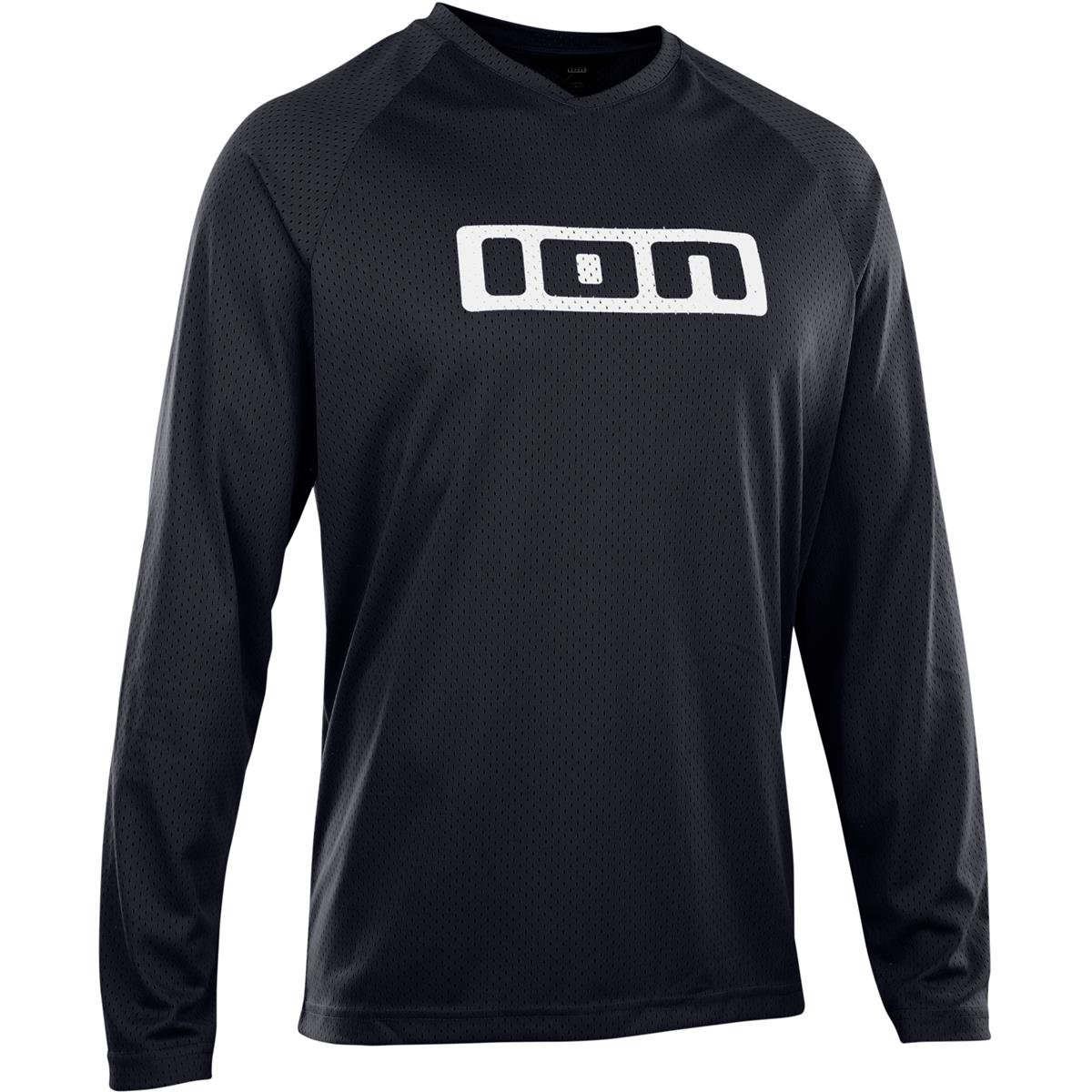 ION MTB Jersey Long Sleeve Logo Black