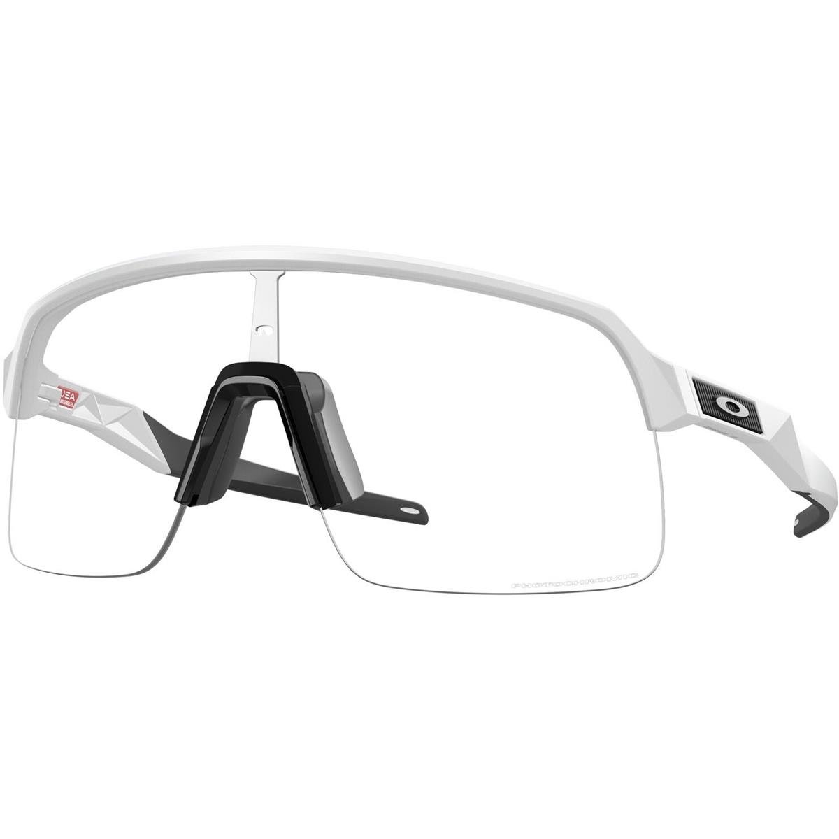 Oakley MTB Sport Glasses Sutro Lite Matte White/Clear Photochromic