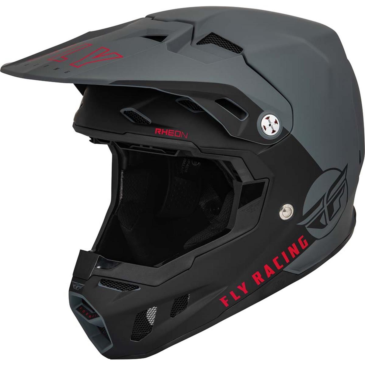 Fly Racing MX Helmet Formula CC Centrum - Matte Gray/Black