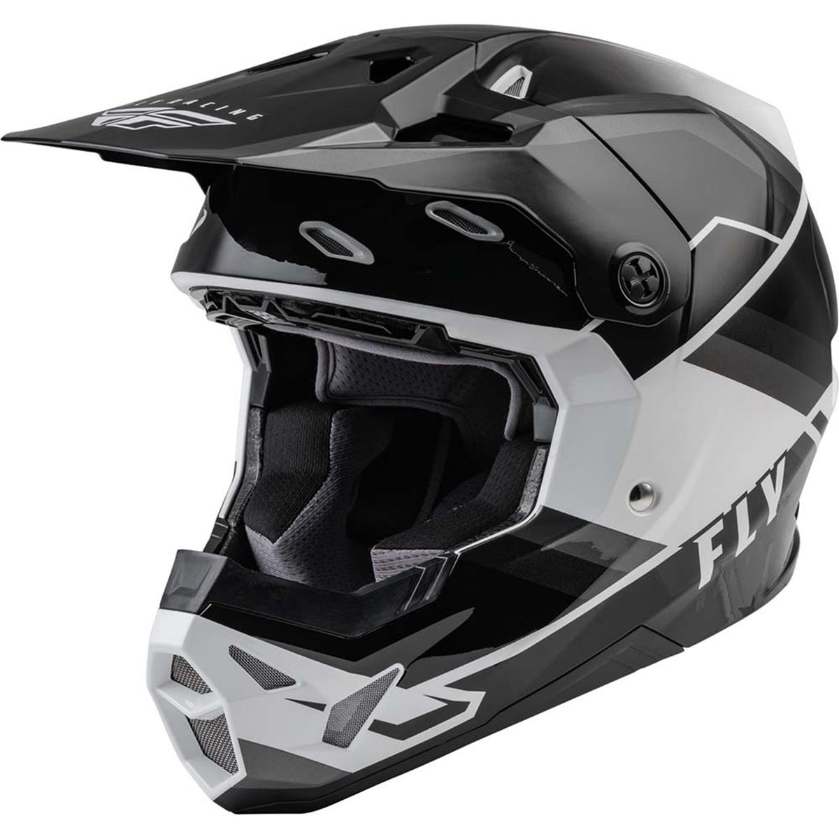 Fly Racing MX Helmet Formula CP Rush - Gray/Black/White