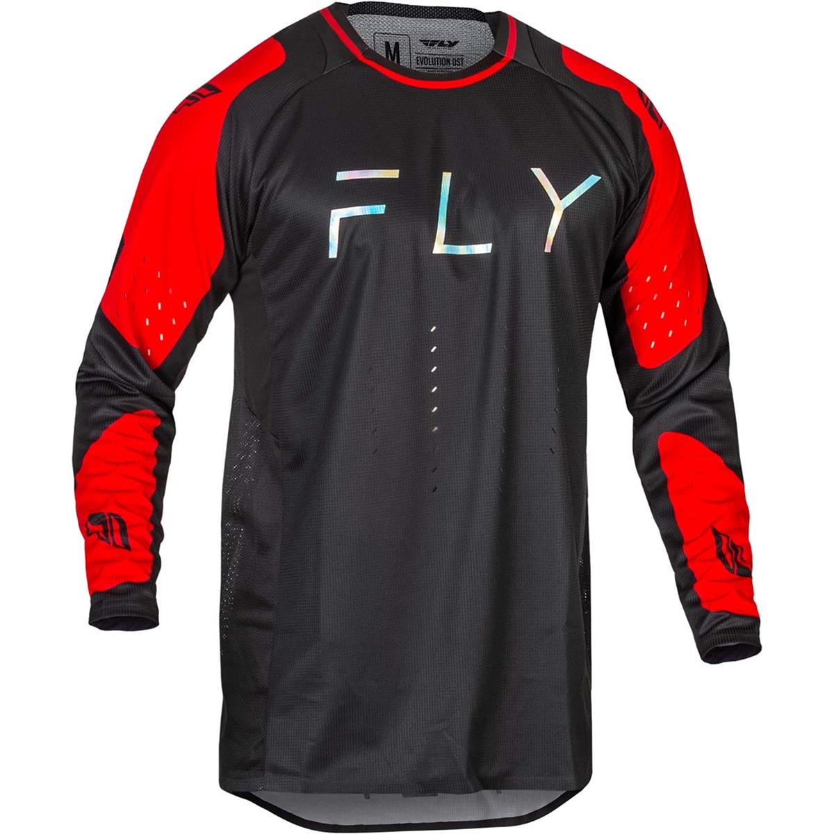 Fly Racing Maillot MX Evolution DTS Noir/Rouge