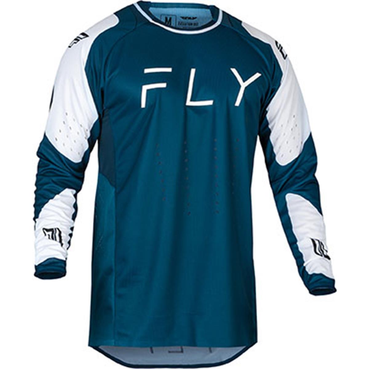 Fly Racing Maillot MX Evolution DTS Navy/Blanc