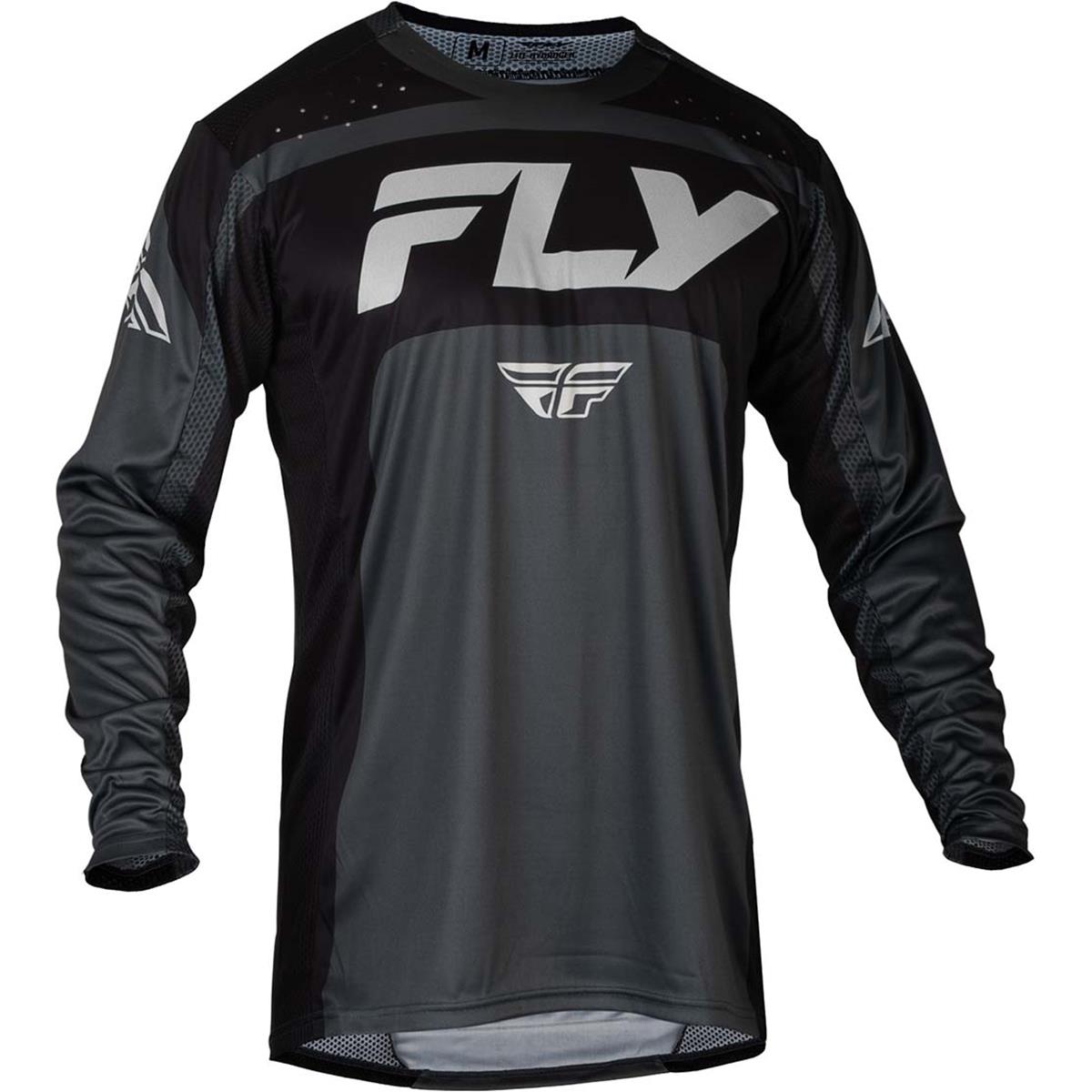 Fly Racing MX Jersey Lite BOA Charcoal/Black