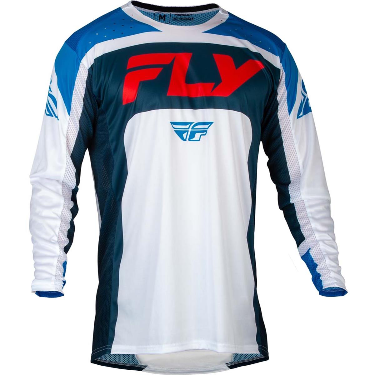 Fly Racing Maillot MX Lite BOA Rouge/Blanc/Navy