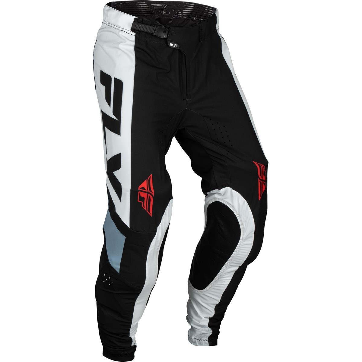 Fly Racing MX Pants Lite BOA Black/White/Denim/Gray