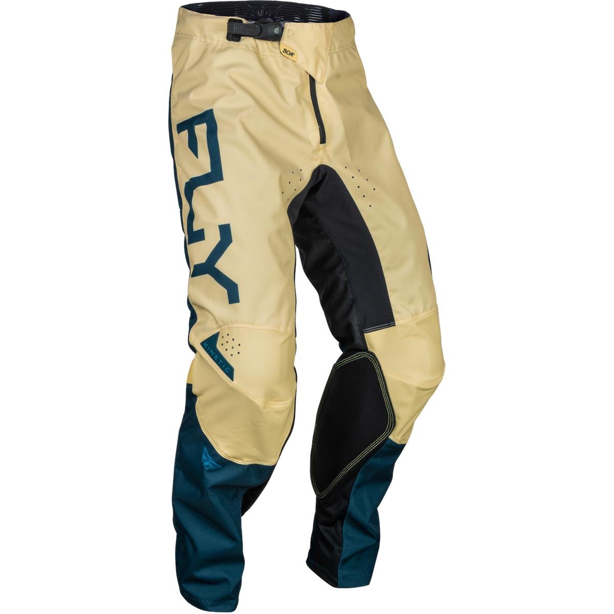 Fly Racing MX Pants Kinetic BOA Reload - Ivory/Navy