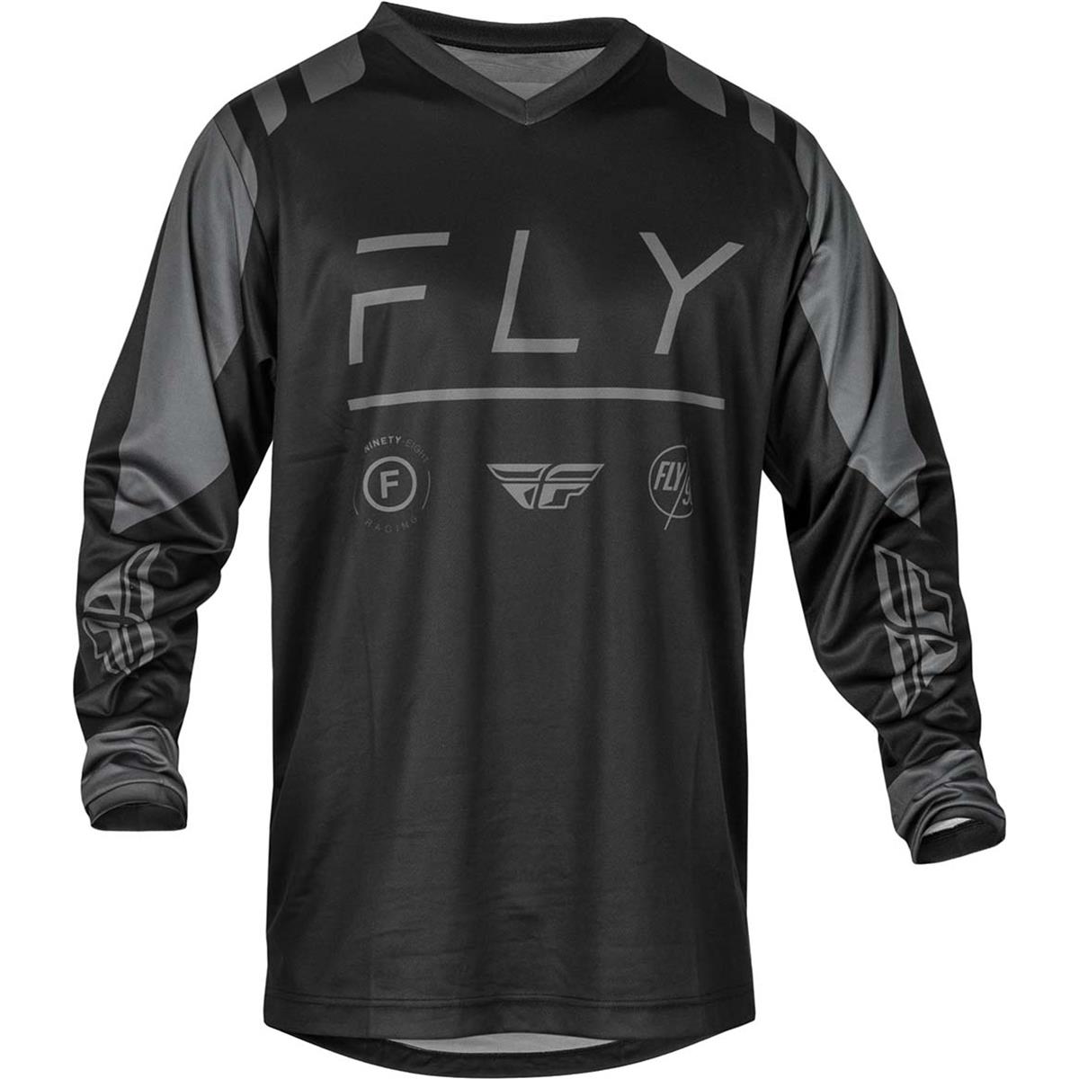 Fly Racing MX Jersey F-16 Black/Charcoal