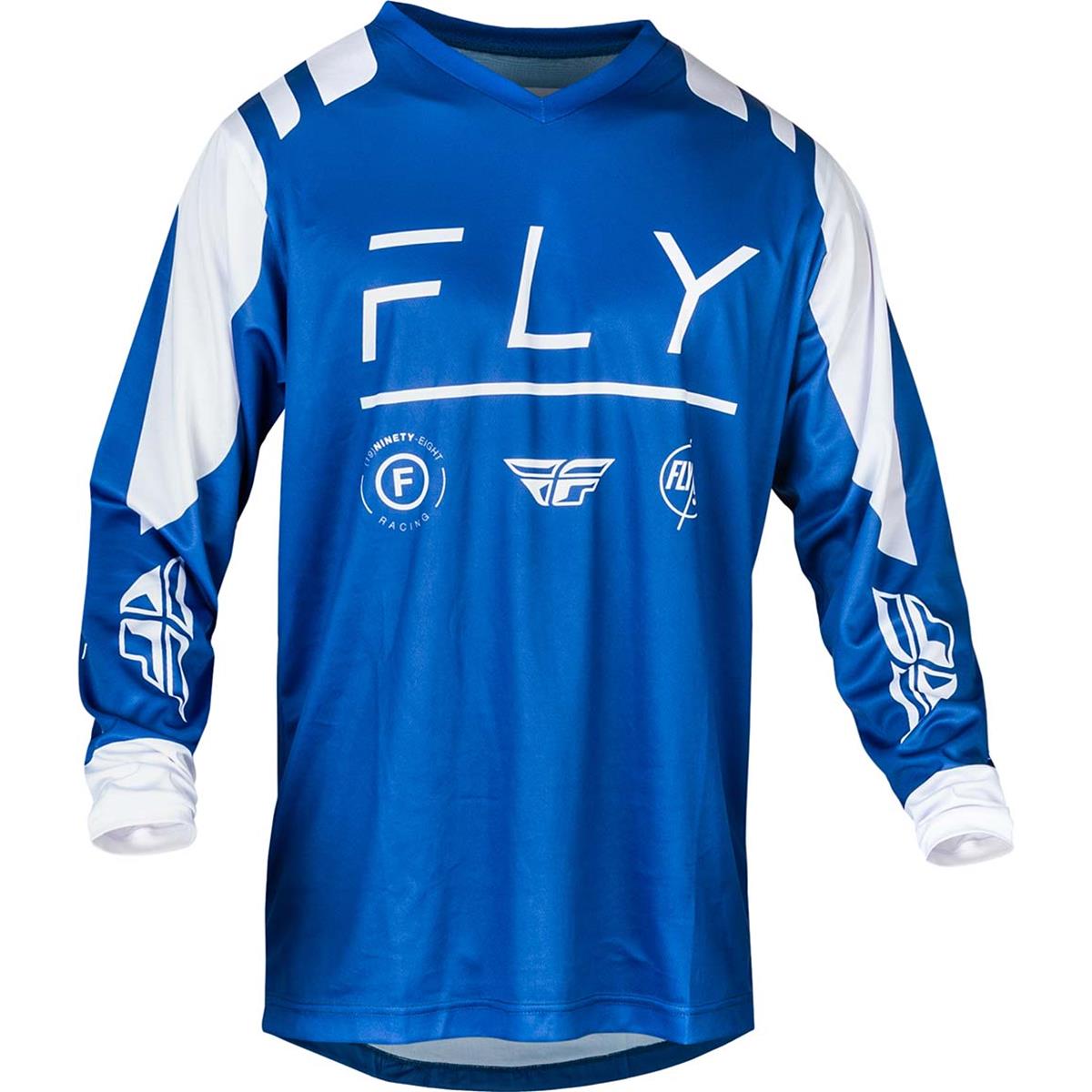 Fly Racing MX Jersey F-16 True Blau/Weiß