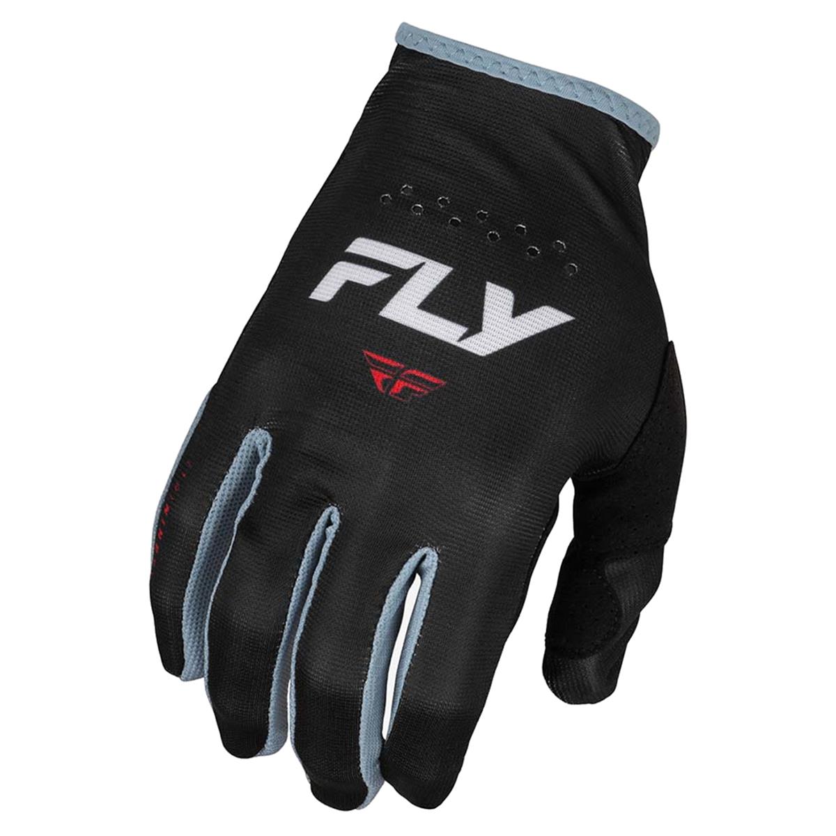 Fly Racing Gloves Lite Black/White/Red
