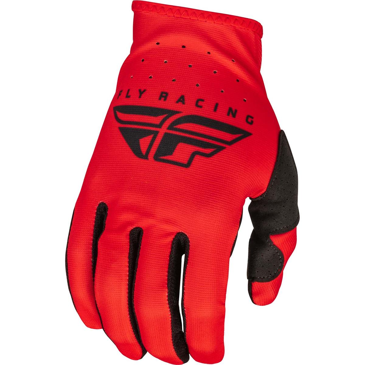 Fly Racing Guanti Lite Rosso/Nero