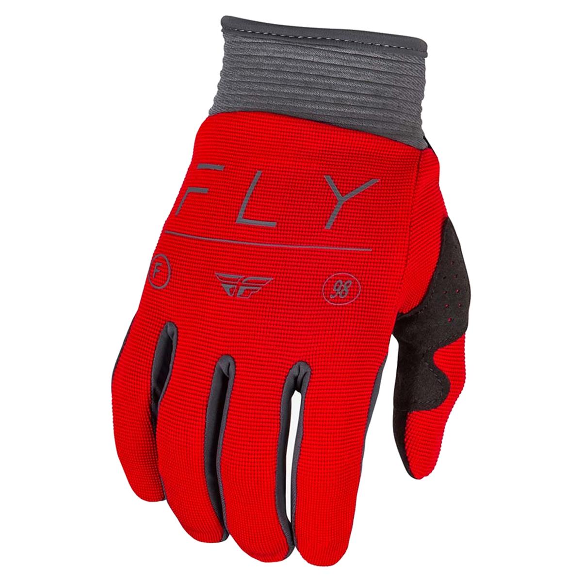 Fly Racing Guanti F-16 Rosso/Charcoal/Bianco