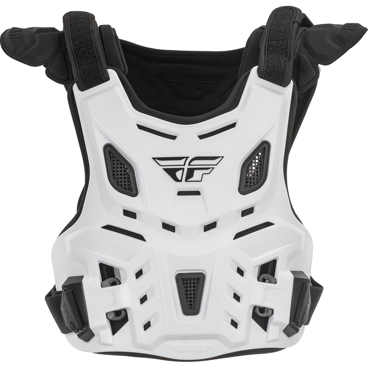 Fly Racing Kids Chest Protector Revel Race White