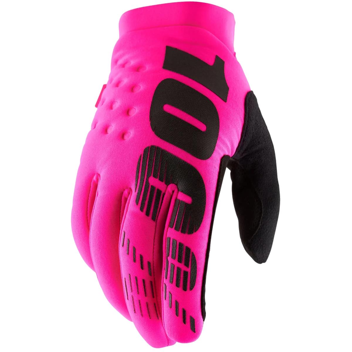 100% MTB Gloves Brisker Neon Pink