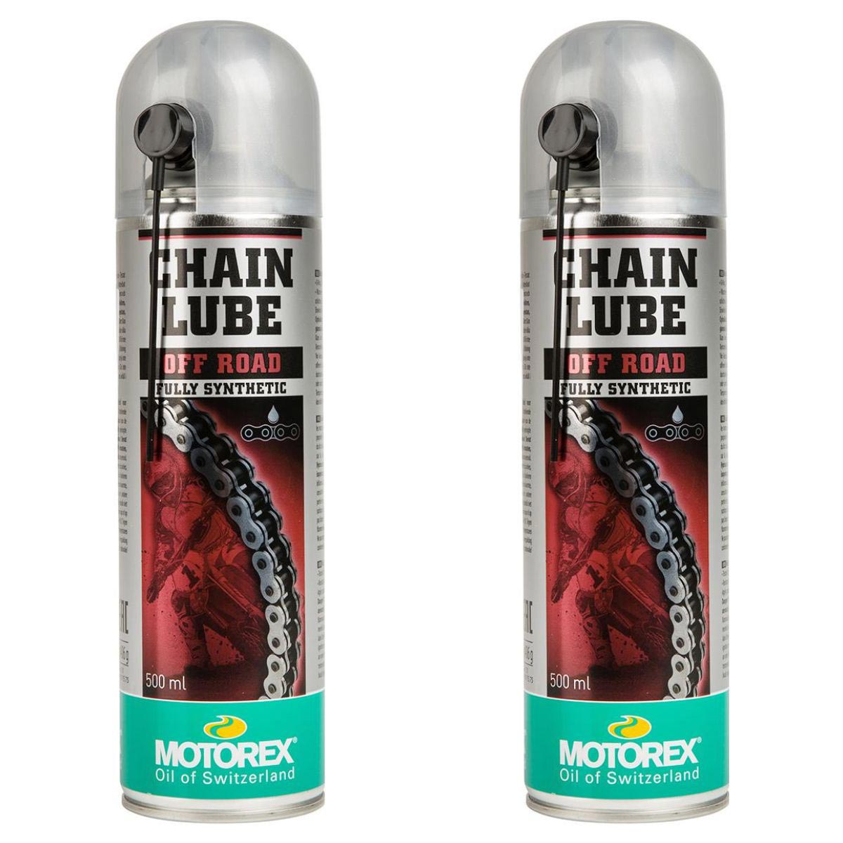 Motorex Chain Spray Offroad Set: 2 pieces, 500 ml each